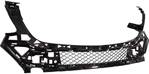 Front Bumper Center Upper Grille Textured Gray Plastic Direct Replacement Compatible With 2016-2019 Mercedes Benz GLE- Class MB1041123 1668853965
