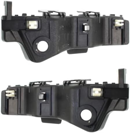 Set Of 2 Front Bumper Outer Bracket Plastic Left Driver & Right Passenger Side Direct Replacement Compatible With 2013-2018 Hyundai Santa/Xl HY1043122 HY1042122