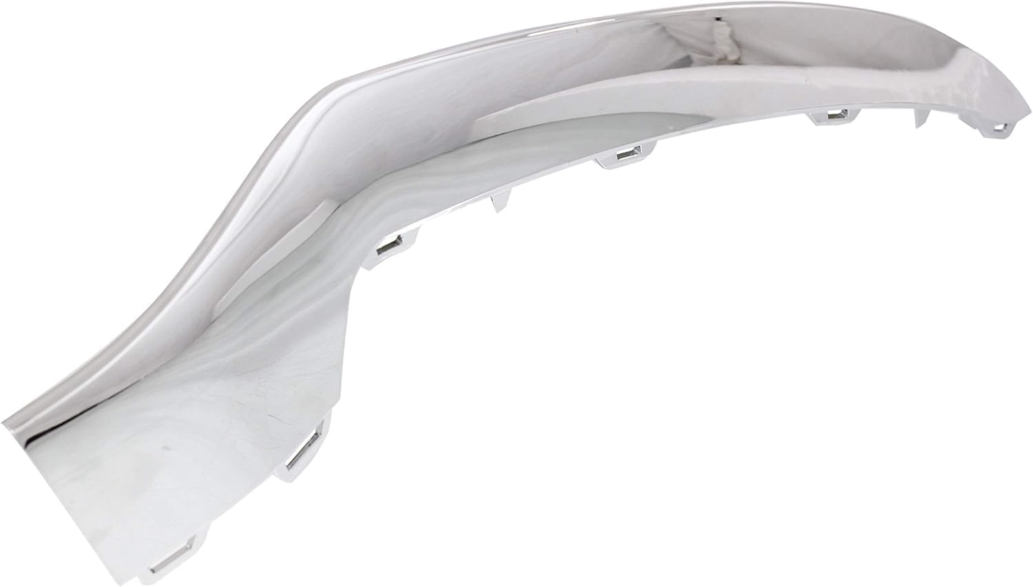Front Bumper Molding Chrome Right Passenger Side Direct Replacement Compatible With 2014-2017 Mercedes Benz E-Class MB1047131 2078850874