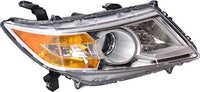 Set Of 2 Front Head Light Assembly Plastic Left Driver & Right Passenger Side Direct Replacement Compatible With 2011-2013 Honda Odyssey HO2503142 HO2502142 33100TK8A01 33150TK8A01