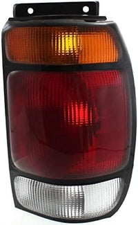 Set Of 2 Tail Light Lens And Housing Left Driver & Right Passenger Side Direct Replacement Compatible With 1995-1997 Ford Explorer FO2800113 FO2801113 F67Z13405AA F67Z13404AA