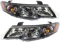 Set Of 2 Front Headlight Assembly Right Passenger & Left Driver Side Direct Replacement Compatible With 2010-2013 Kia Forte KI2502141 KI2503141 921011M030 921021M030
