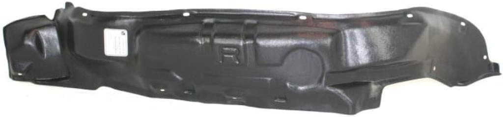 Front Fender Liner Right Passenger Side Direct Replacement Compatible With 1984-1989 Toyota 4Runner / 1984-1988 Toyota Pickup TO1249156 5387589104