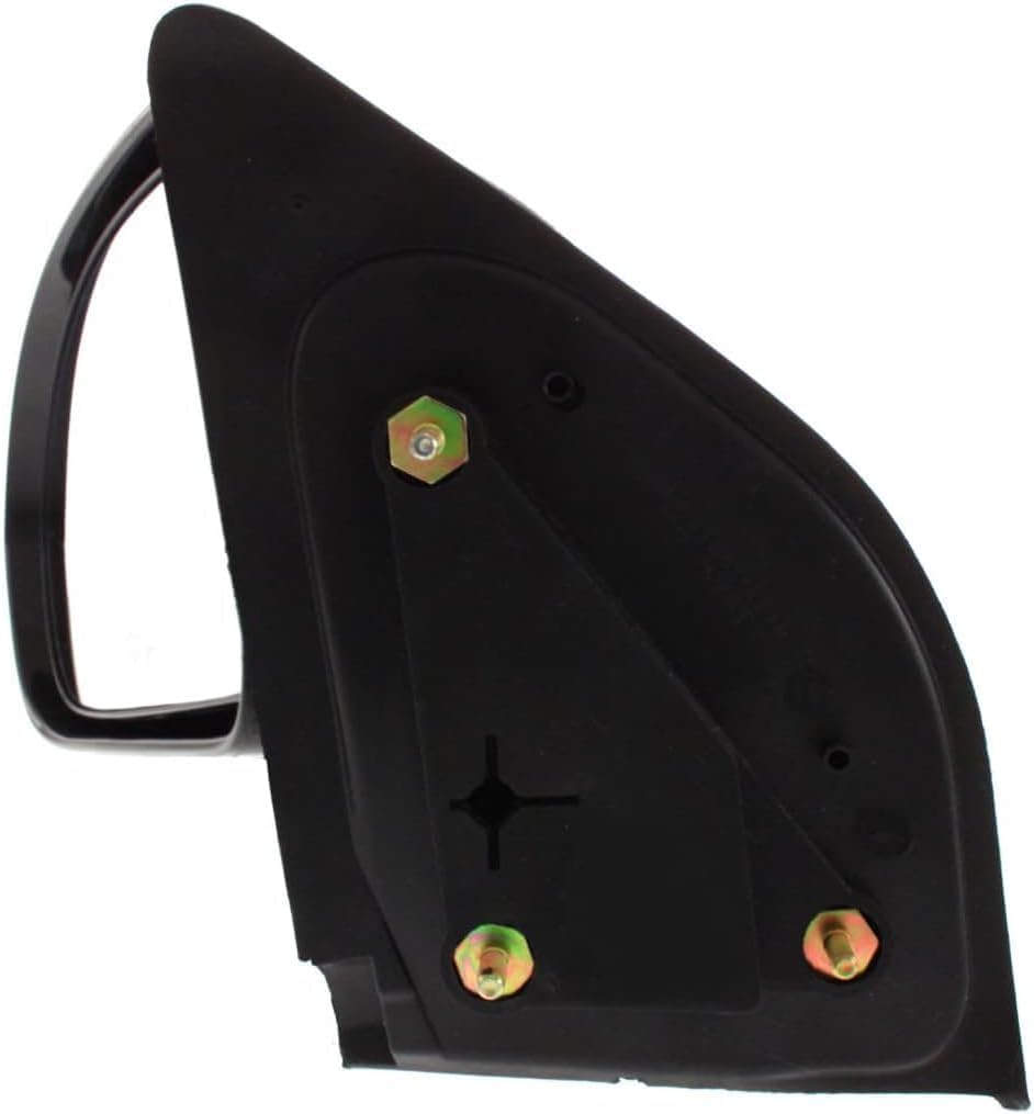 Front Power Mirror Manual Adjust Non-Heated Textured Left Driver Side Direct Replacement Compatible With 2007-2017 Jeep Compass CH1320266 5115041AK 5115041AJ