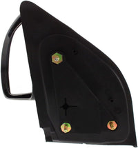 Front Power Mirror Manual Adjust Non-Heated Textured Left Driver Side Direct Replacement Compatible With 2007-2017 Jeep Compass CH1320266 5115041AK 5115041AJ