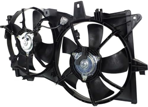 Front Dual Fan Assembly Direct Replacement Compatible with 2002-2006 Mazda MPV MA3115131 AJ5115025B