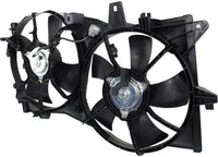 Front Dual Fan Assembly Direct Replacement Compatible with 2002-2006 Mazda MPV MA3115131 AJ5115025B