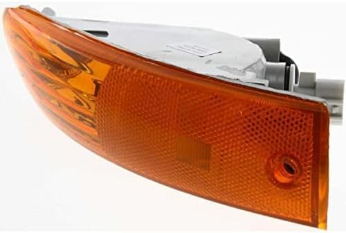 Set Of 2 Front Turn Signal Lamp Assembly Right Passenger & Left Driver Side Direct Replacement Compatible With 2002-2005 Mitsubishi Eclipse MI2521117 MI2520117 MR990824 MR990823
