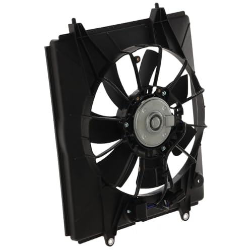 Front A/C Condenser Fan Assembly Plastic Right Passenger Side Direct Replacement Compatible with 2010-2011 Honda CR-V HO3120107 38616REZA01-PFM