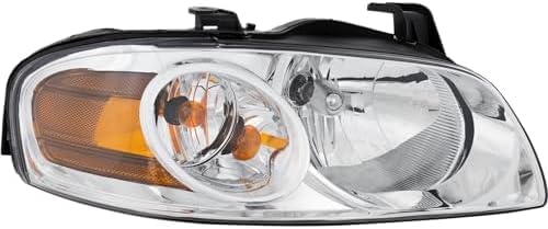 Set Of 2 Front Head Light Assembly Plastic Left Driver & Right Passenger Side Direct Replacement Compatible With 2004-2006 Nissan Sentra NI2502151 NI2503151 260106Z525 260606Z525