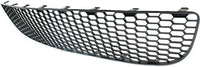 Front Bumper Center Grille Primed Plastic Direct Replacement Compatible With 2006-2010 Volkswagen Beetle VW1036140 1C0807681H01C