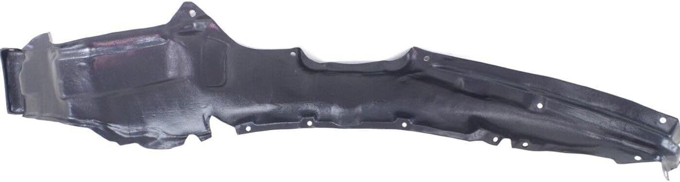 Front Fender Liner Right Passenger Side Direct Replacement Compatible With 1987-1990 Nissan Sentra NI1247101 6384250A00