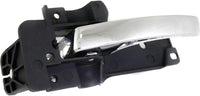Front Interior Door Handle Chrome Lever Left Driver Side Direct Replacement Compatible with 2008-2018 Dodge Grand Caravan / 2008-2016 Chrysler Town & Country CH1352110 5020799AC