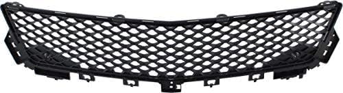 Front Bumper Center Grille Primed Plastic Direct Replacement Compatible With 2012-2015 Mercedes Benz C63 MB1036122 2048851753