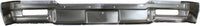 Front Bumper Face Bar Chrome Without Molding Holes Direct Replacement Compatible With 1983-1986 Pontiac Parisienne / 1980-1985 Chevrolet Impala / 1980-1990 Caprice GM1002156 14083891