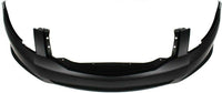 Front Bumper Cover Primed + Grille Primed Shell & Insert with Chrome Molding Direct Replacement Compatible with 2008-2010 Honda Accord