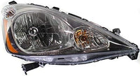 Set Of 2 Front Head Light Assembly Plastic Left Driver & Right Passenger Side Direct Replacement Compatible With 2009-2011 Honda Fit HO2502137 HO2503137 33150TK6A11 33100TK6A11