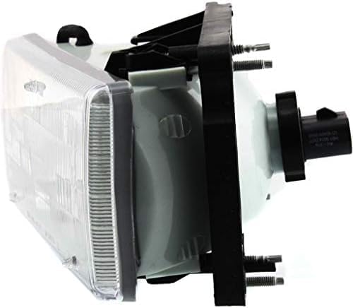 Set Of 2 Front Head Light Assembly Halogen Right Passenger & Left Driver Side Direct Replacement Compatible With 1991-1996 Dodge Dakota CH2503105 CH2502105 55054714 55054715