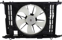 Front Radiator Cooling Fan Assembly Plastic Direct Replacement Compatible with 2009-2013 Toyota Corolla TO3115156 167110T040-PFM