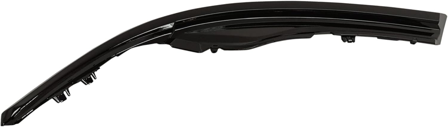 Set Of 2 Front Head Light Molding Primed Left Driver & Right Passenger Side Direct Replacement Compatible With 2017-2018 Toyota Corolla iM / 2016 Scion TO2511105 TO2510105 5318112060