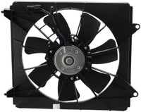 Front A/C Condenser Cooling Fan Assembly Plastic Direct Replacement Compatible with 2008-2012 Honda Accord / 2009-2014 Acura TSX HO3113123 38616R40A01-PFM 38615R40A01 38