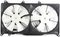 Front Dual Fan Shroud Assembly Plastic Direct Replacement Compatible With 2001-2005 Lexus IS300 LX3120100 1636346120-PFM