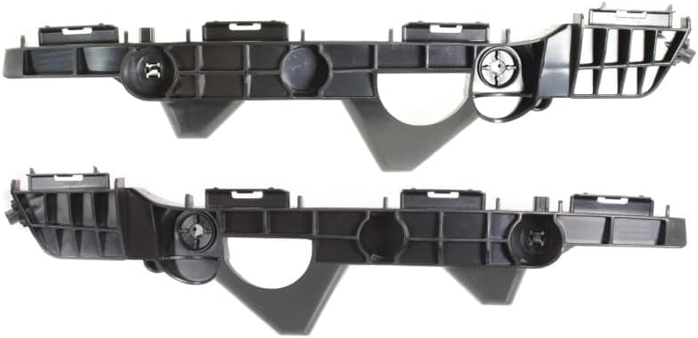 Set Of 2 Rear Bumper Side Support Bracket Plastic Left Driver & Right Passenger Side Direct Replacement Compatible With 2016-2018 Toyota RAV4 TO1143121 TO1142121 521550R050 521560R050