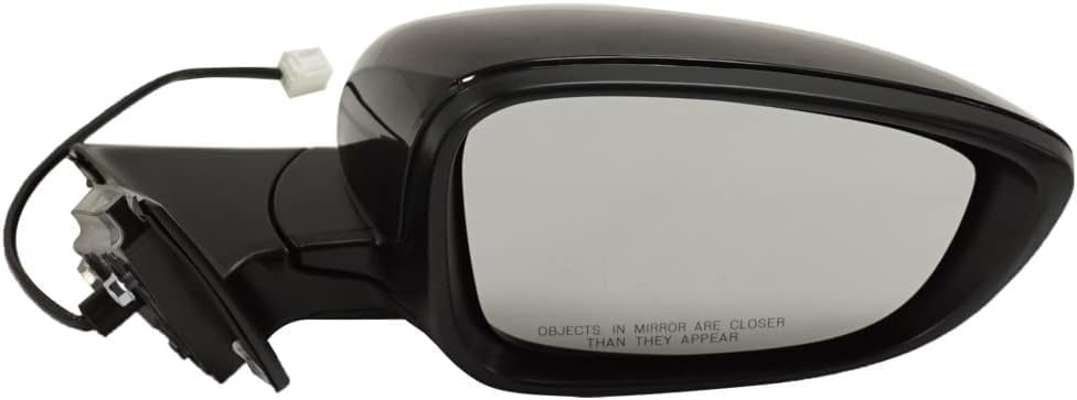 Front Power Mirror Manual Folding Primed Right Passenger Side Direct Replacement Compatible With 2018-2022 Honda Accord HO1321328 76208TVAA02 76201TVAA01ZJ