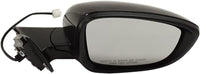 Front Power Mirror Manual Folding Primed Right Passenger Side Direct Replacement Compatible With 2018-2022 Honda Accord HO1321328 76208TVAA02 76201TVAA01ZJ
