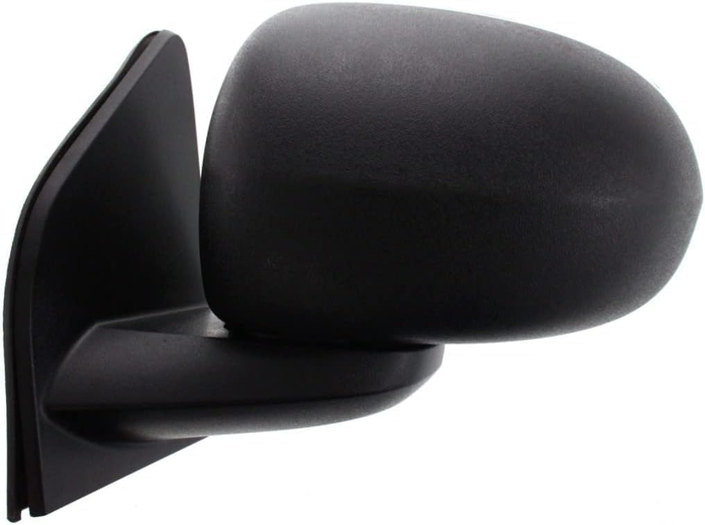 Front Power Mirror Manual Adjust Non-Heated Textured Left Driver Side Direct Replacement Compatible With 2007-2017 Jeep Compass CH1320266 5115041AK 5115041AJ