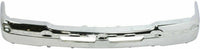 Front Bumper Chrome Steel + Grille + Upper Cover + Lower Valance Textured Direct Replacement Compatible With 2003-2006 Chevrolet Silverado 2500HD 3500 GM1051109 GM1200489 GM1002416
