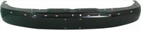 Front Bumper Face Bar Primed Steel + Upper Cover Textured + Brackets Left Driver & Right Passenger Side Direct Replacement Compatible With 2003-2023 Chevrolet Express/GMC Savana Van