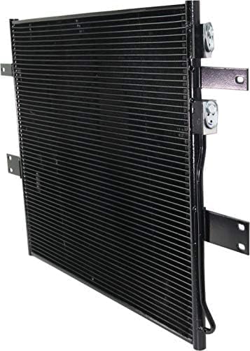 Front A/C Condenser Aluminum Core Direct Replacement Compatible With 2003-2009 Dodge Ram 2500 3500 CH3030215 CH3030236 55053012AB 68240781AA