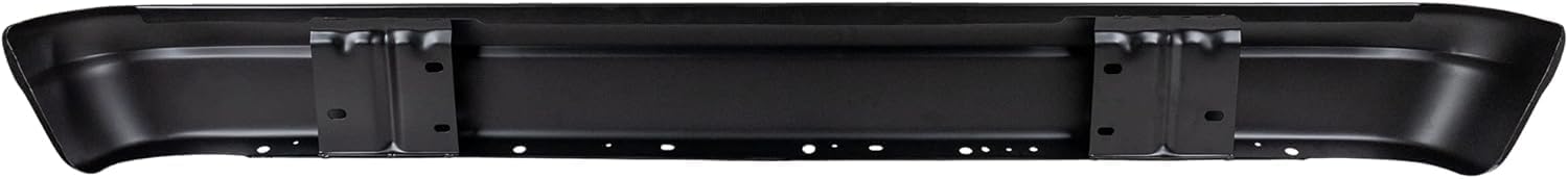 Rear Bumper Face Bar Primed Steel Direct Replacement Compatible With 1994-2014 Ford E-Series FO1102301 7C2Z17906EPTM