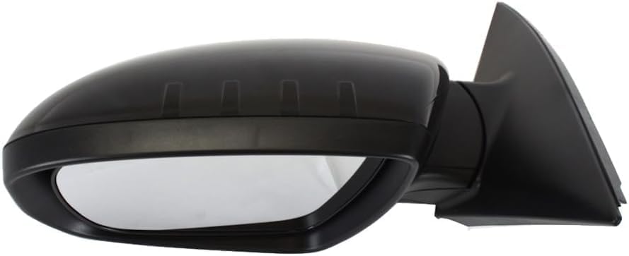 Front Power Mirror Manual Folding Non-Heated Primed Left Driver Side Direct Replacement Compatible With 2011-2013 Kia Optima KI1320152 876102T110