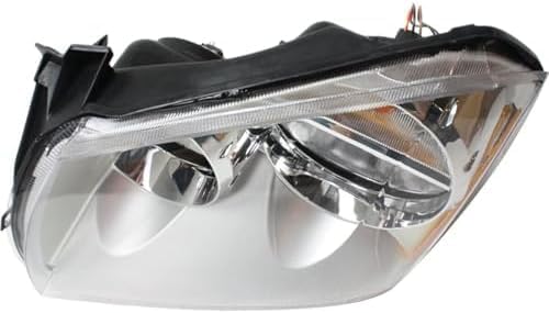 Set Of 2 Front Headlight Assembly With Chrome Interior Right Passenger & Left Driver Side Direct Replacement Compatible With 2005-2007 Dodge Magnum CH2502165 CH2503165 4806059AG-PFM