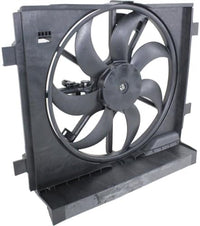 Front Radiator Fan Assembly Plastic Direct Replacement Compatible with 2013-2019 Nissan Sentra NI3115146 214819AM0A