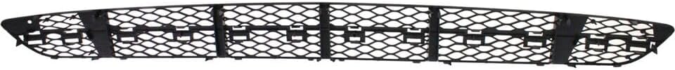Front Bumper Center Grille Direct Replacement Compatible With 2003-2006 Mercedes Benz E-Class MB1036121 2118850553