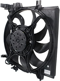 Front Radiator Cooling Fan Assembly Plastic Direct Replacement Compatible with 2008-2014 Subaru Impreza / 2015-2018 WRX STI / 2013-2017 XV Crosstrek SU3115127