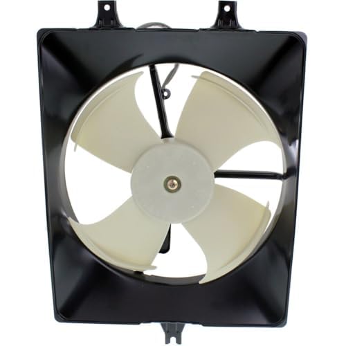Front A/C Fan Shroud Assembly Right Passenger Side Direct Replacement Compatible with 2004-2008 Acura TL AC3113107 38615RDAA00