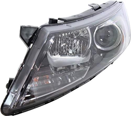 AUTOS PARTS PLUS Set Of 2 Front Head Light Assembly Left Driver & Right Passenger Side Direct Replacement Compatible With 2011-2013 Kia Optima KI2502155 KI2503155 921022T121 921012T121