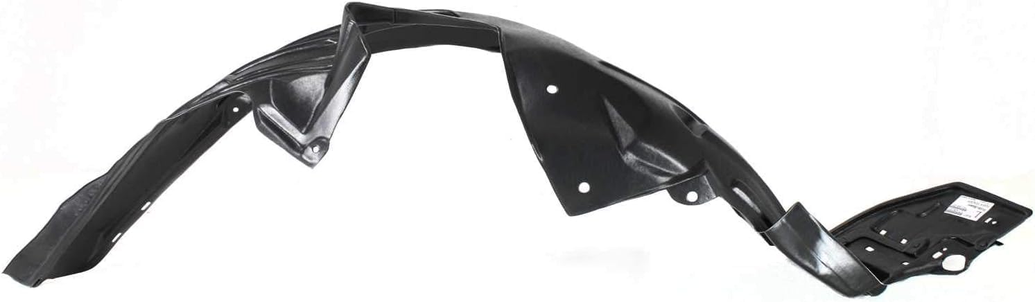 Front Fender Liner Left Driver Side Direct Replacement Compatible With 2009-2014 Honda Fit HO1248132 74150TK6A52