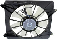 Front Radiator & A/C Condenser Cooling Fan Assembly Plastic Direct Replacement Compatible with 2008-2012 Honda Accord HO3113123 HO3115142 38616R40A01-PFM 38615R40A01 38