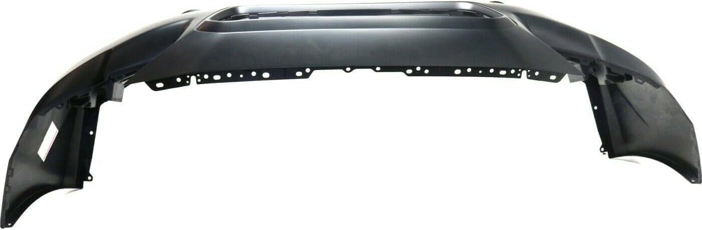 Front Bumper Cover Primed Plastic + Fog Lights Cover Left Driver & Right Passenger Side Direct Replacement Compatible With 2015-2017 Subaru WRX