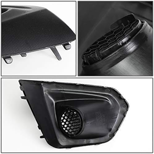 Set Of 2 Front Fog Light Cover Primed Left Driver & Right Passenger Side Direct Replacement Compatible With 2012-2014 Subaru Impreza SU1038152 SU1039152 57731FJ000 57731FJ010