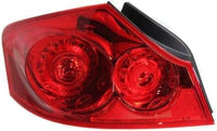 Set Of 2 Tail Light Assembly Right Passenger & Left Driver Side Direct Replacement Compatible With 2009-2013 Infiniti G37 / 2007-2008 G35 / 2015 Q40 / 2011-2012 G25 IN2801118