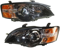 Set Of 2 Front Headlight Assembly Halogen Right Passenger & Left Driver Side Direct Replacement Compatible With 2005-2007 Subaru Legacy / 2005 Outback SU2502116 SU2503116 84001AG11B