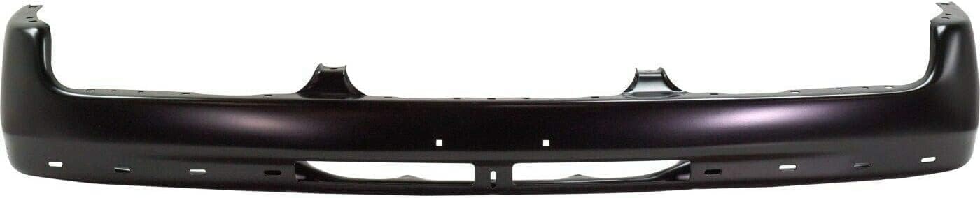 Front Bumper Paintable + Upper Cover Textured + Lower Valance Primed + Brackets Set of 3 Direct Replacement Compatible With Chevrolet Silverado 1999-2002 / Tahoe 2000-2006 GM1051103