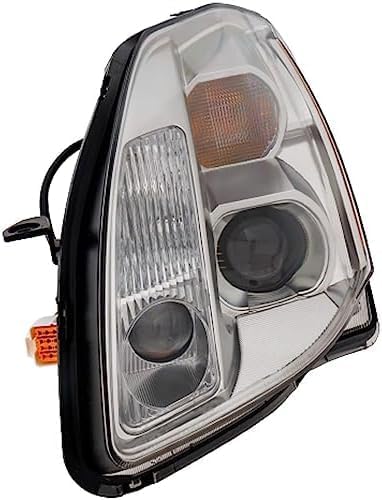 Set Of 2 Front Head Light Assembly Plastic Left Driver & Right Passenger Side Direct Replacement Compatible With 2004-2006 Nissan Maxima NI2502183 NI2502150 NI2503183 NI2503150