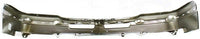Front Bumper Chrome Steel + Grille + Upper Cover + Lower Valance Air Deflector Textured Direct Replacement Compatible With 2003-2006 Chevrolet Silverado 1500 GM1051110 GM1200489